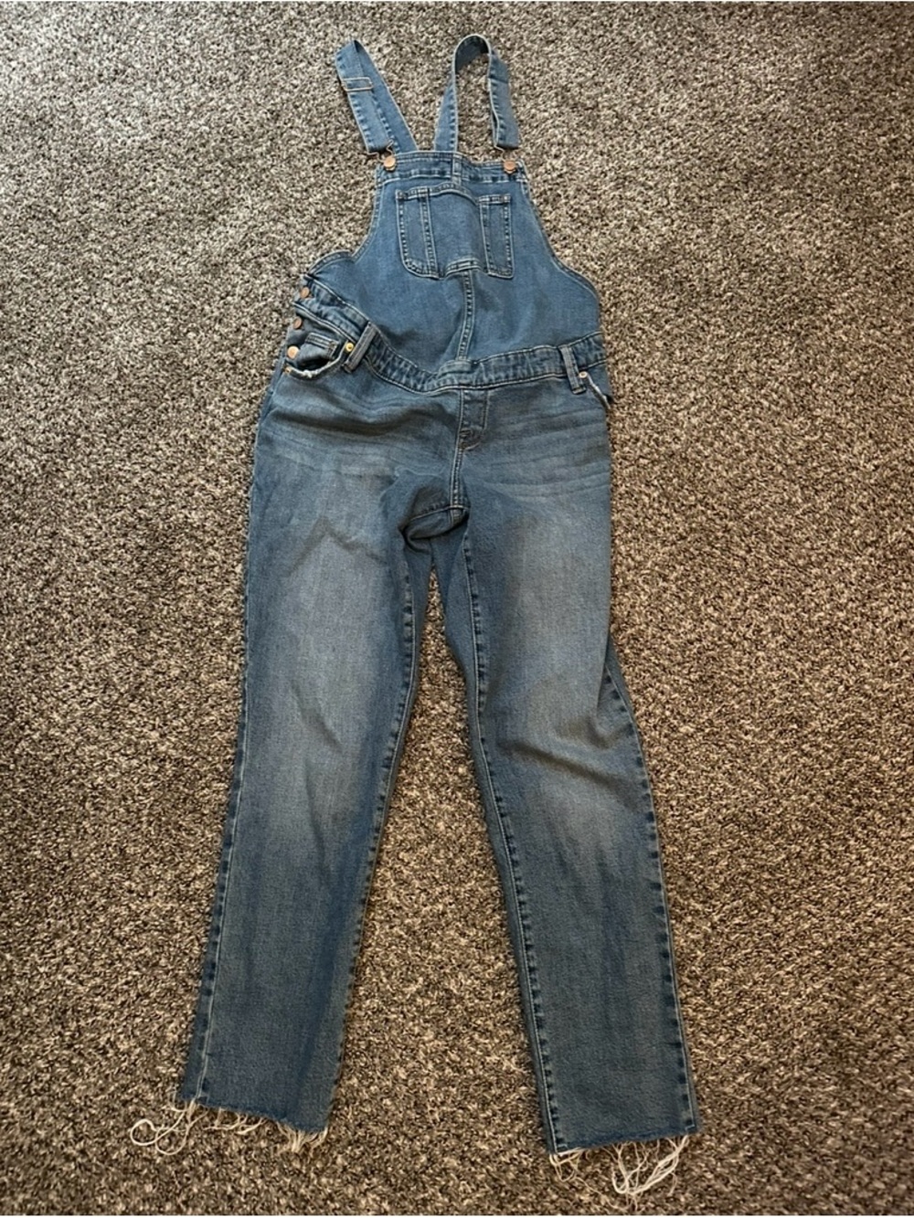 Isabel Maternity by Ingrid & Isabel Blue Denim Maternity Overalls